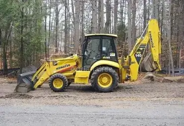 Komatsu backhoe loader