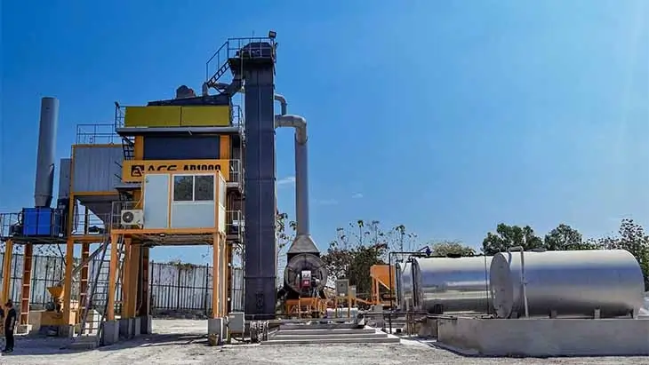 asphalt mixing plants with modern and modularized design