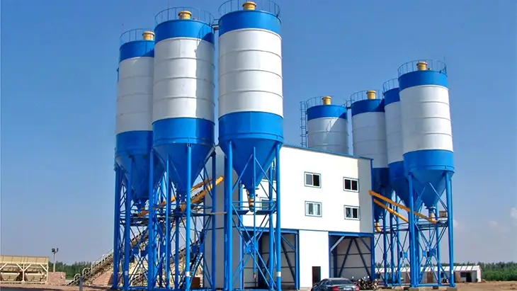 Belt Conveyor Concrete Mixing Plant