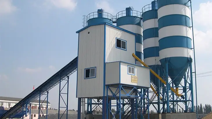 Belt Conveyor Concrete Mixing Plant