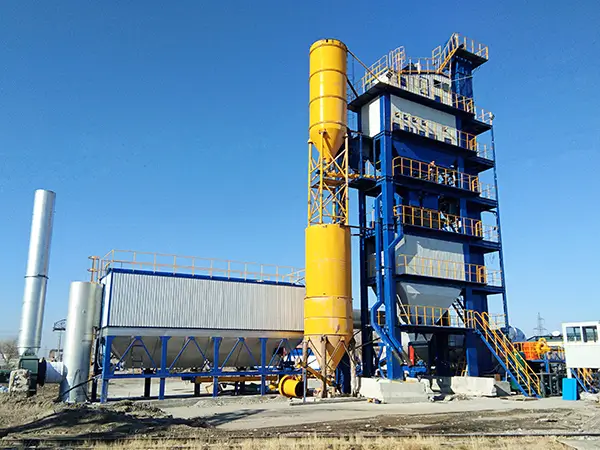 240TPH Asphalt Batch Mix Plant Running Smoothly in Uzbekistan