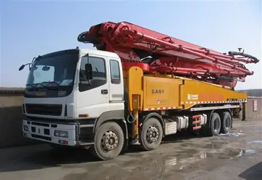 sany concrete pump truck