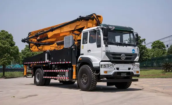 quality concrete pump trucks for sale manufactured by ACE Group