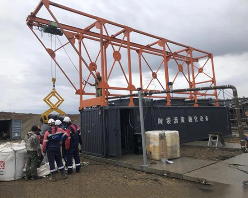 6-8 t/h Bag bitumen melter machine