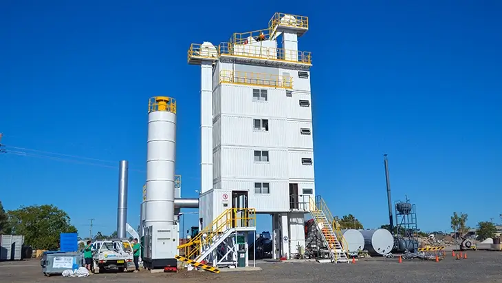 enviormental friendly asphalt mixing plant