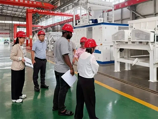 Technical discussion on asphalt plant in Guinea