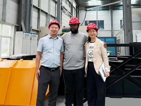 Inspection of IAP60 integrated mobile asphalt plant for Guinea