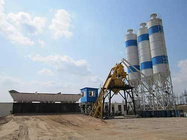 Used Concrete Mixer Plant HZS90