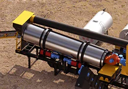 Drying & Mixing Drum with Burner