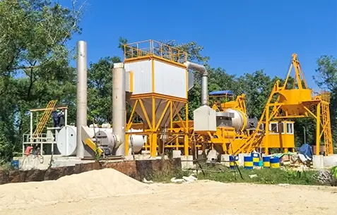 small-capacity QLB series asphalt mixing plant, 10-80t/h