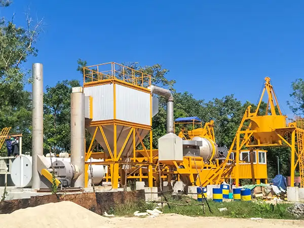 small-capacity QLB series asphalt mixing plant, 10-80t/h