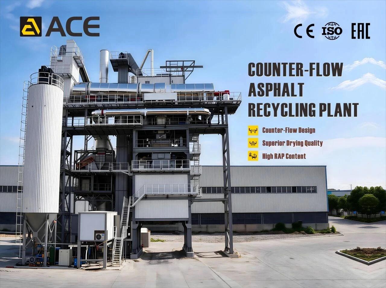 Asphalt recycling plant RAP series