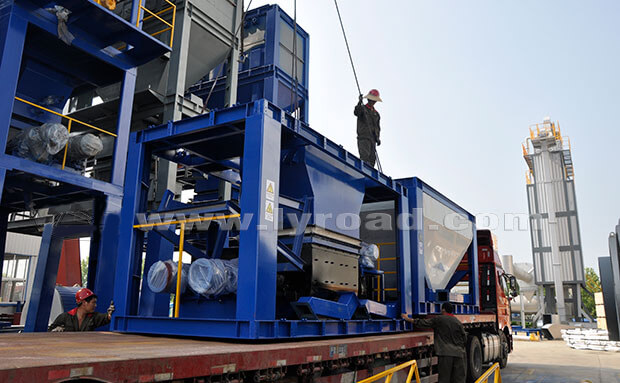 LB-800 Asphalt Batch Mixing Plant shipped to Tajikistan