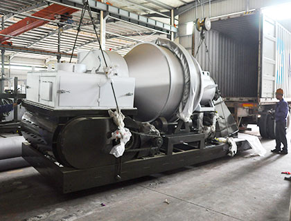QLB20 Asphalt Batch Mixing Plant Shipped to UK