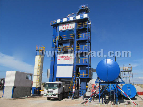 LB1500 Asphalt Plant Installed Successful