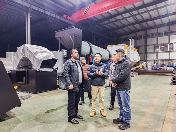 ACE Group greeted african client in xuchang asphalt plant manufacturing facility