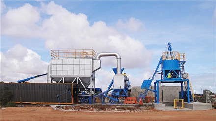 SLB asphalt drum mix plant manufactured by Liaoyuan Machinery