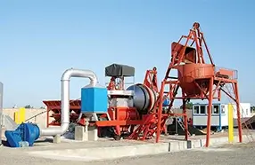 SLB asphalt drum mix plant manufactured by LYROAD Machinery