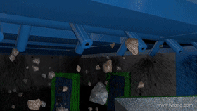 3D Display Video of Mixing Process Of Asphalt Batch Plant