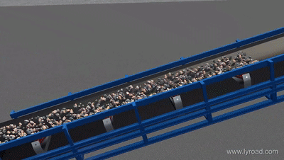 3D Display Video of Drying, Heating and Mixing Process of asphalt Drum Plant