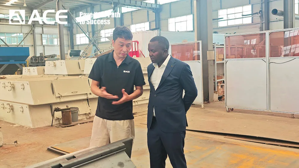 Ugandan business delegates from Africa arrive at ACE Group for a site visit and inspection.