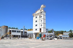 ELB1000 асфальтобетонный завод, прерывистая смесь, Австралия, 80 т / ч.