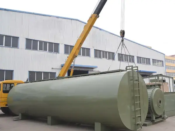 Mobile asphalt plant is delivered to client