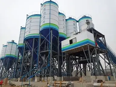 Вибрационный бетонный завод производительностью 90м³/ч